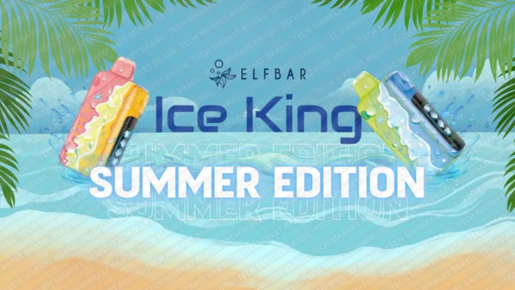 Banner do Pod Descartavel Elf Bar Ice King Summer Edition 40k