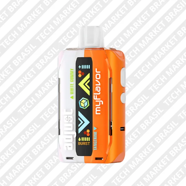 Pod Descartavel Adjust Myflavor 40k Tangerine + White Gummy
