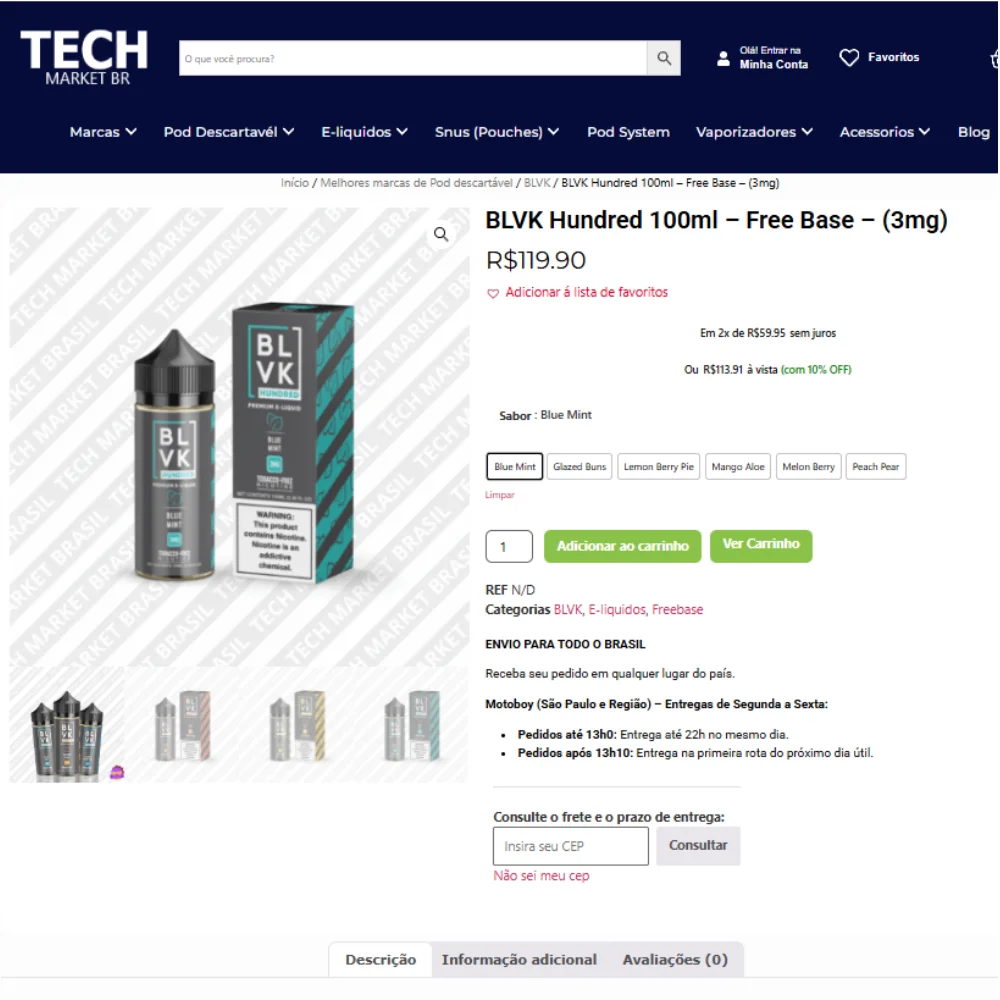 Segunda etapa de como comprar na Tech Market Brasil