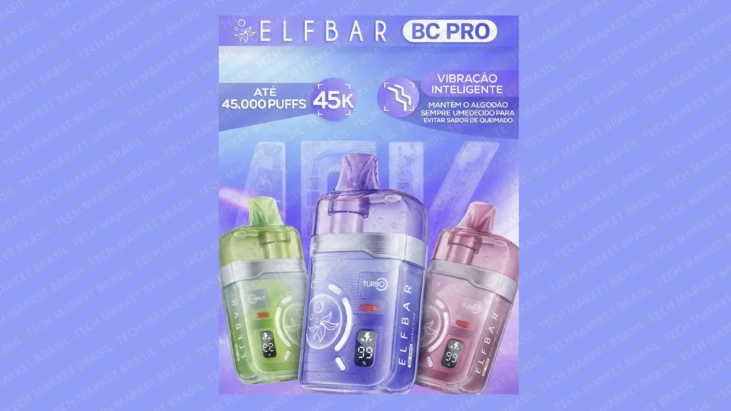 Banner do Pod Descartável Elf Bar Bc Pro 45k na Tech Market Brasil