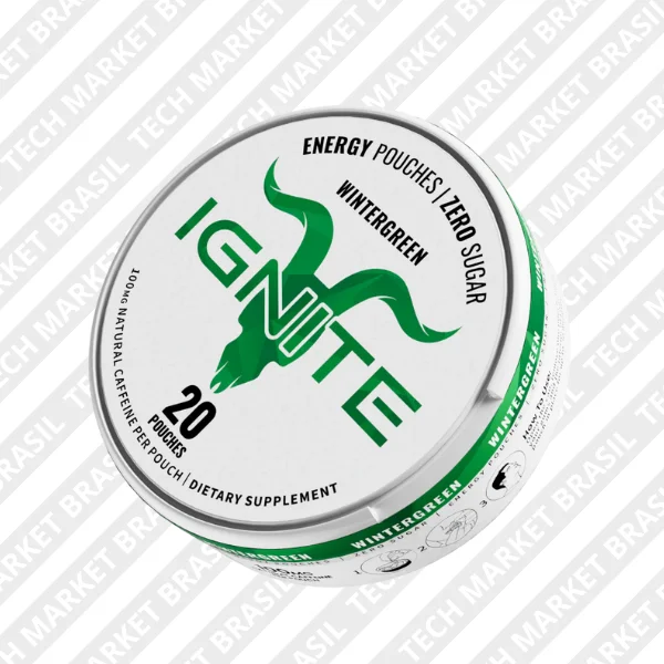 Snus energetico Ignite sabor Wintergreen