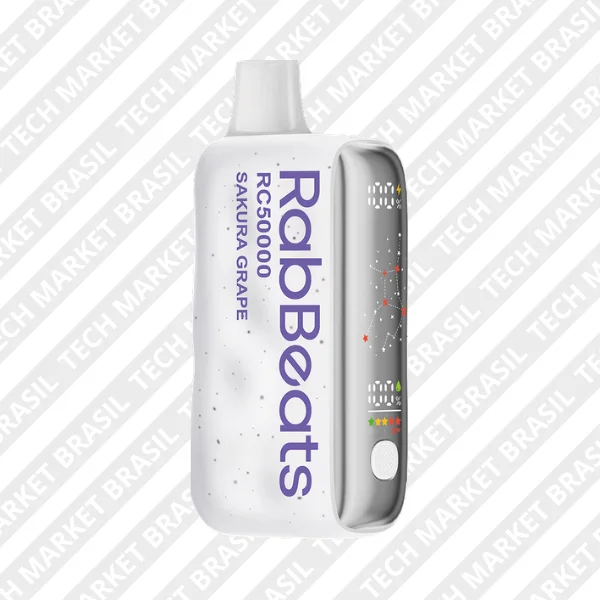 Descartavel Rabbeats RC50000 - Sabor Sakura Grape