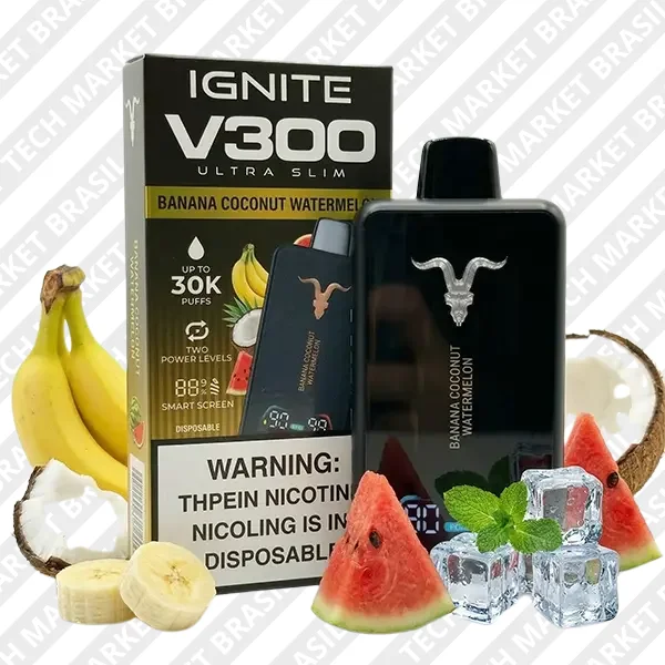 Ignite V300 Ultra Slim - sabor Banana Coconut Watermelon