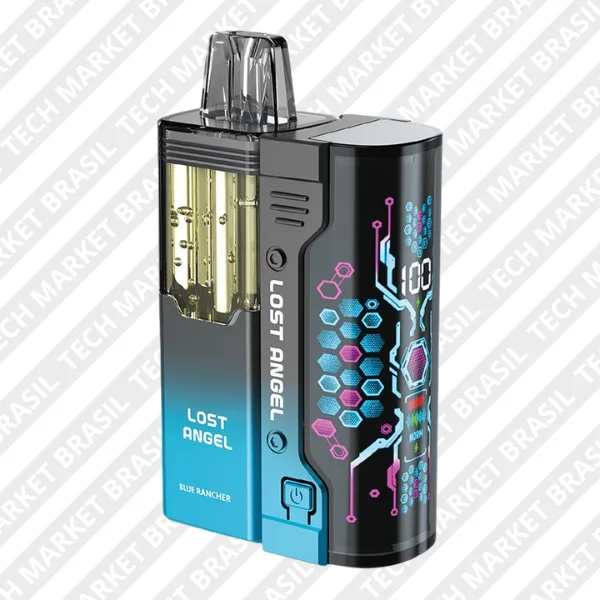 Descartável Lost Angel Mate kit 50k - Sabor Blue Rancher