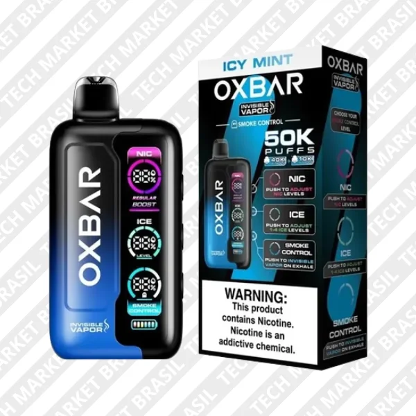 Oxbar Invisible Vapor 50k - sabor Icy Mint