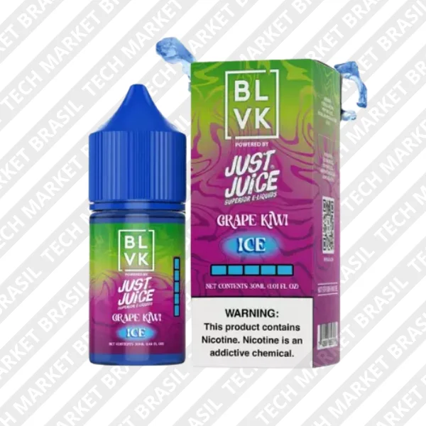 Nic Salt BLVK Unicorn x Just Juice - Strawberry Grape Kiwi Ice