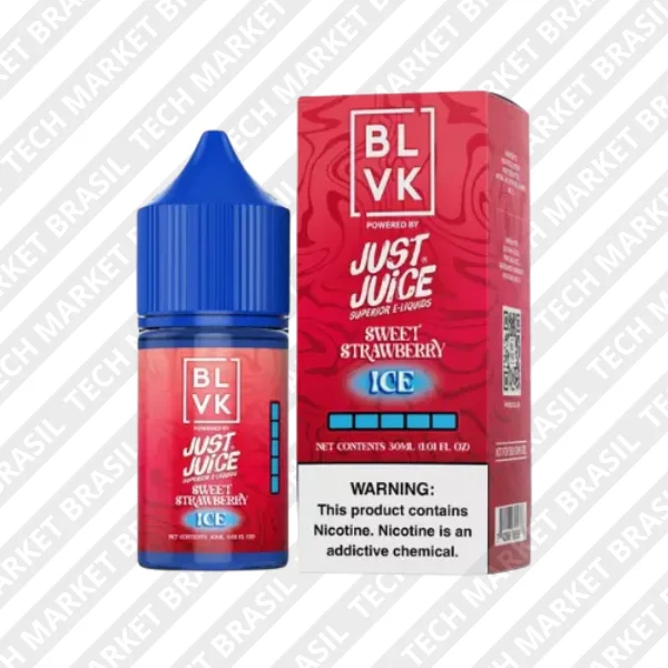 Nic Salt BLVK Unicorn x Just Juice - Sweet Strawberry Ice