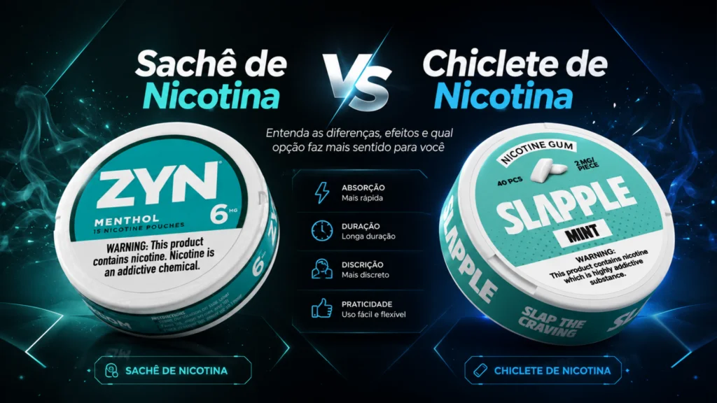 Banner do post Sachê de Nicotina x Chiclete de Nicotina na Tech Market Brasil