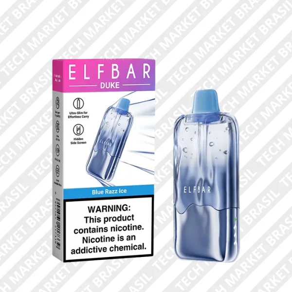 Pod Descartável Elfbar Duke 35k - Blue Razz Ice