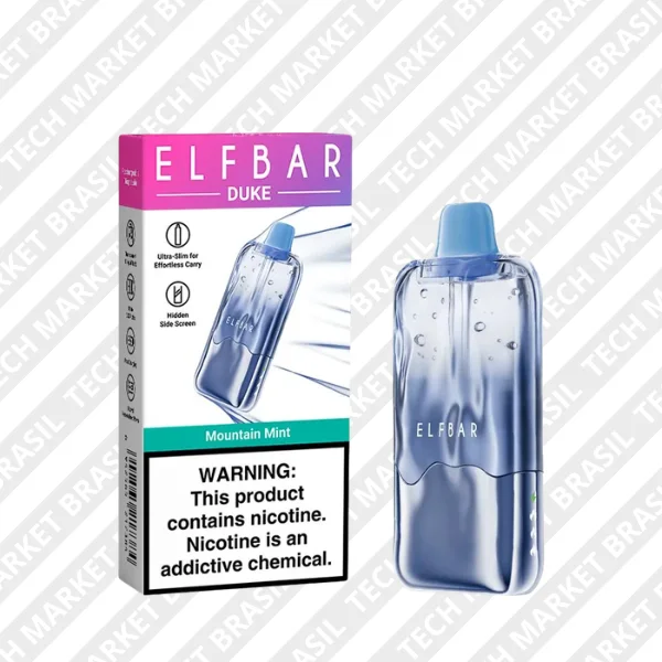 Pod Descartável Elfbar Duke 35k - Icy Mint