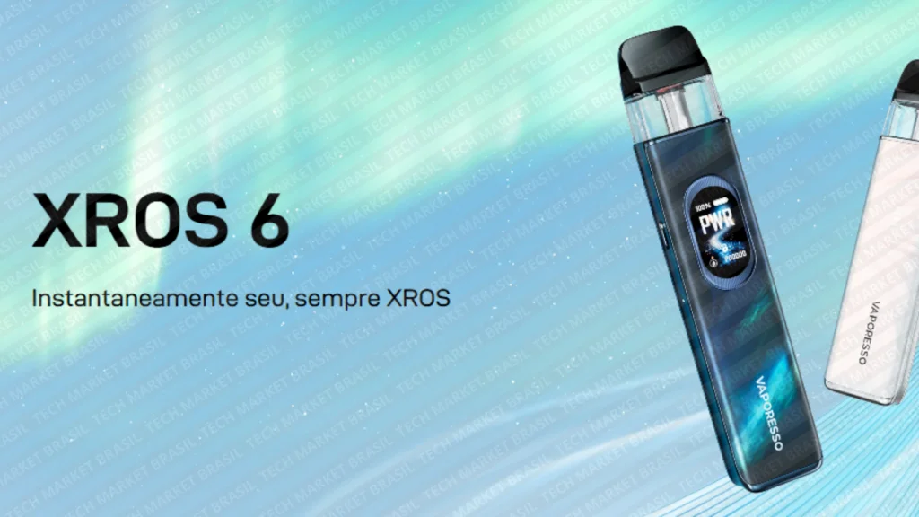 Banner do Pod System Vaporesso Xros 6 na Tech Market Brasil