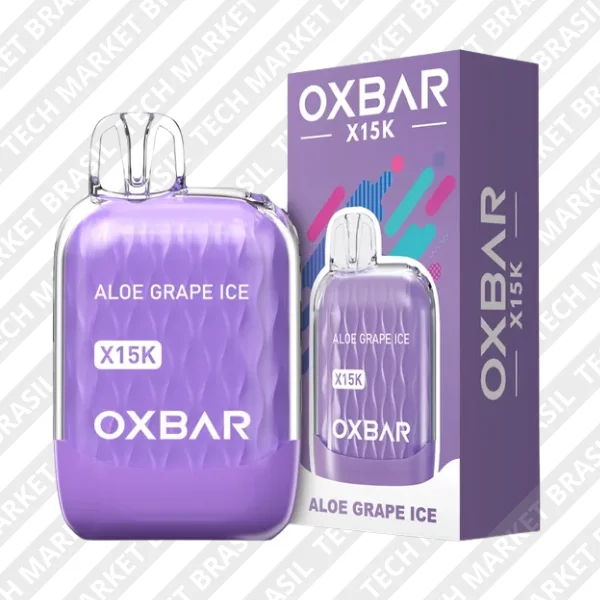 Pod Descartavel Oxbar x15k - Aloe Grape Ice
