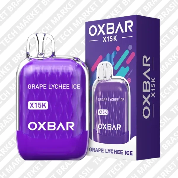 Pod Descartavel Oxbar x15k - Grape Lychee Ice
