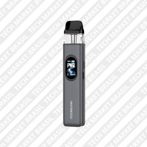 Pod System Vaporesso Xros 6 Carbon Fiber Gray na Tech Market Brasil